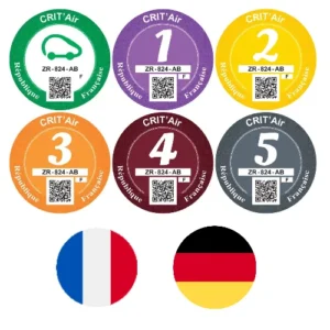 Anti-Schadstoffplakette für ausländische Fahrzeuge